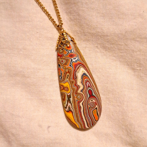 Very rare vintage corvette fordite Detroit - Picture 1 of 3